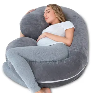 C Shape Velvet Pregnancy Pillow