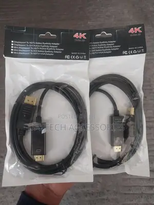 1.8m Displayport (Dp) to Hdmi Adapters.