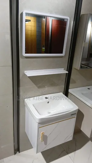 White Vanity Cabinet Available