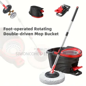 12l Bucket Foot Pedal Spin Mop (Rotary Mop)