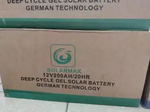 Solarmax 12v 200ah Deep Cycle Gel Solar Battery.