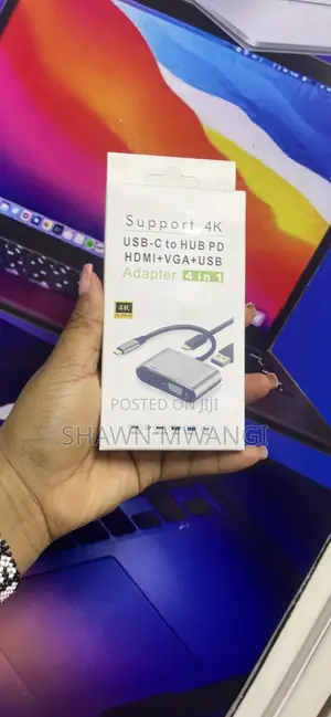 Type C 4in1 Usb -C,Hdmi,Vga and Usb(3.0) Grey