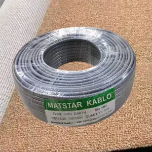 1.5mm Twin + Earth Electrical Wiring Cable Easy to Install Maintain