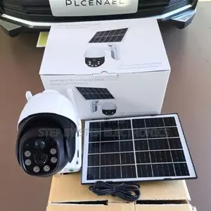 4g Solar Surveillance Camera 3mp Hd Full Color Vision and Two Way Talk