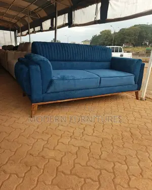 Blue 3 Seater Sofa