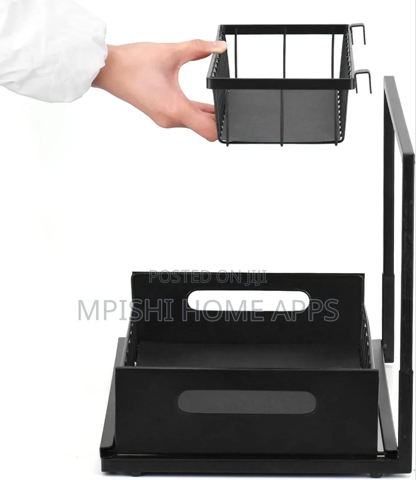 2 Tier Pull-Out Storage Rack