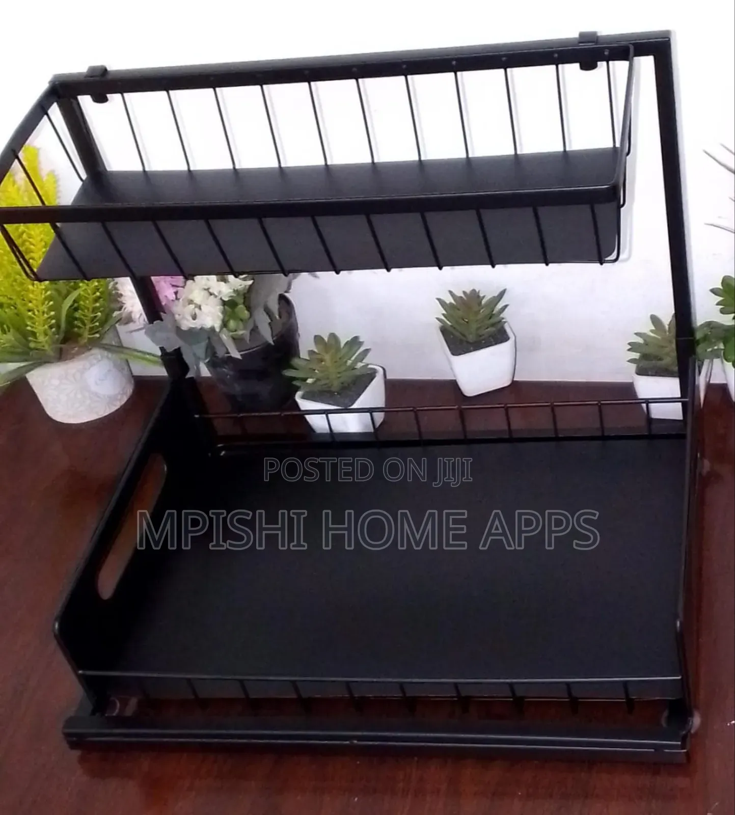 2 Tier Pull-Out Storage Rack