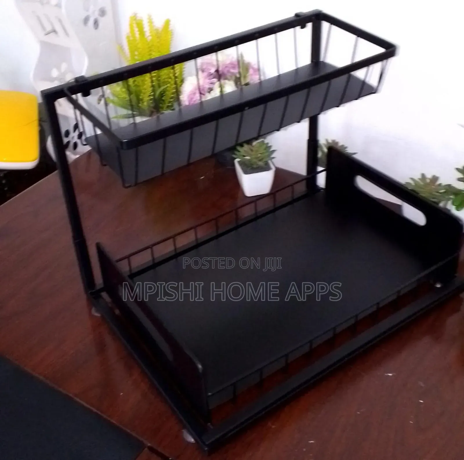 2 Tier Pull-Out Storage Rack