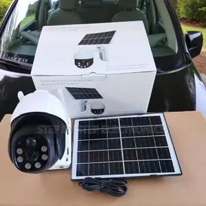 4g PTZ 3mp Solar Camera With Flashing Alarm Warning Lights Easy Set Up