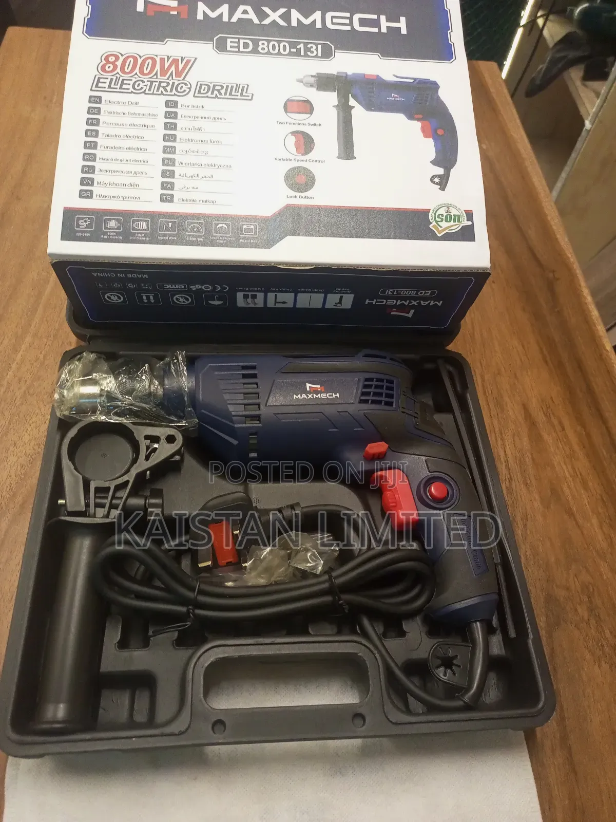 800w Impact Maxmech Drill Corded Electric Drill With Handle