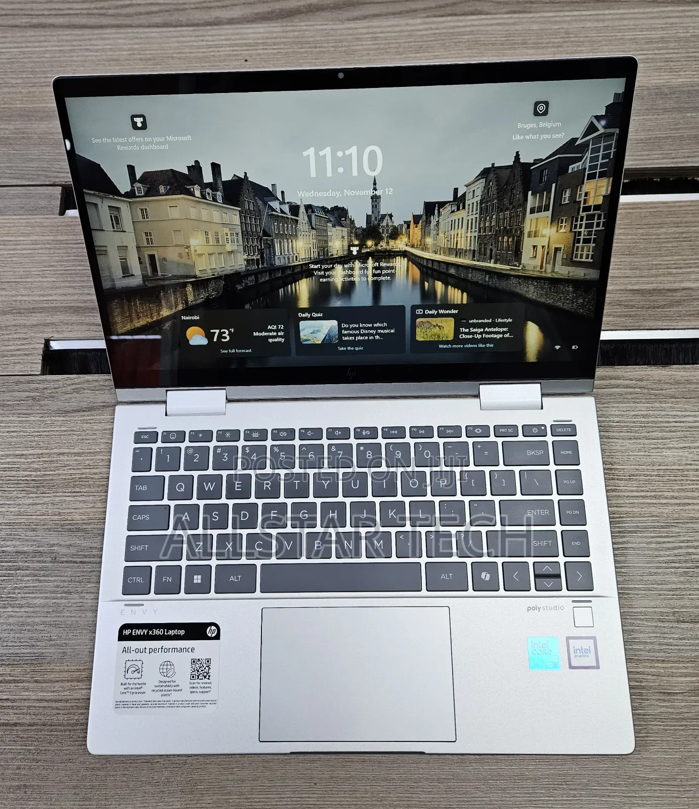 Laptop HP Envy 14 8GB Intel Core 5 SSD 512GB