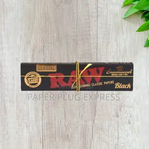 Raw Black Connoisseur Papers Kingsize Slim - Box