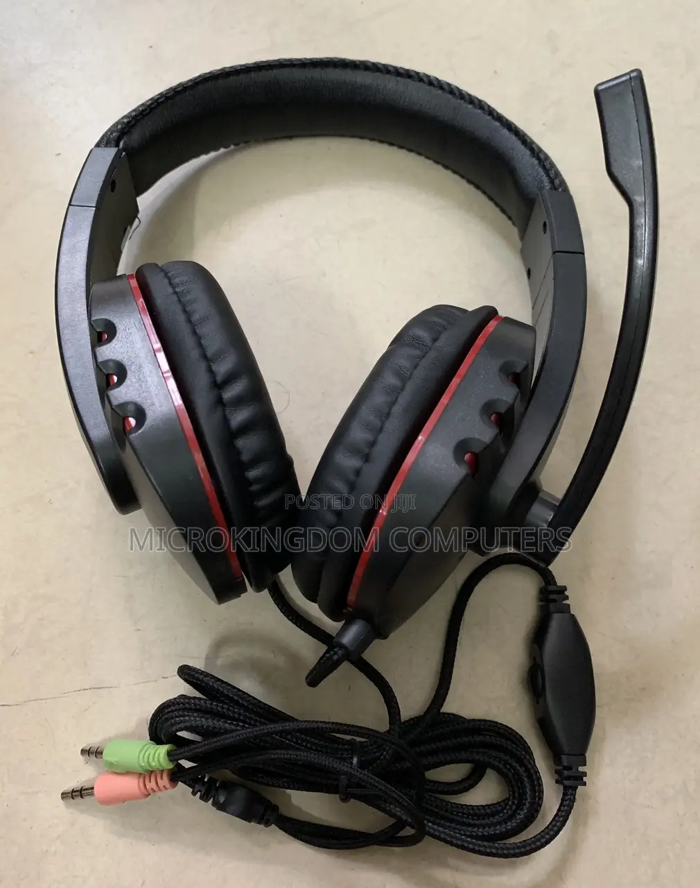 Mk 782 Headset With Mic 2 Jackpins