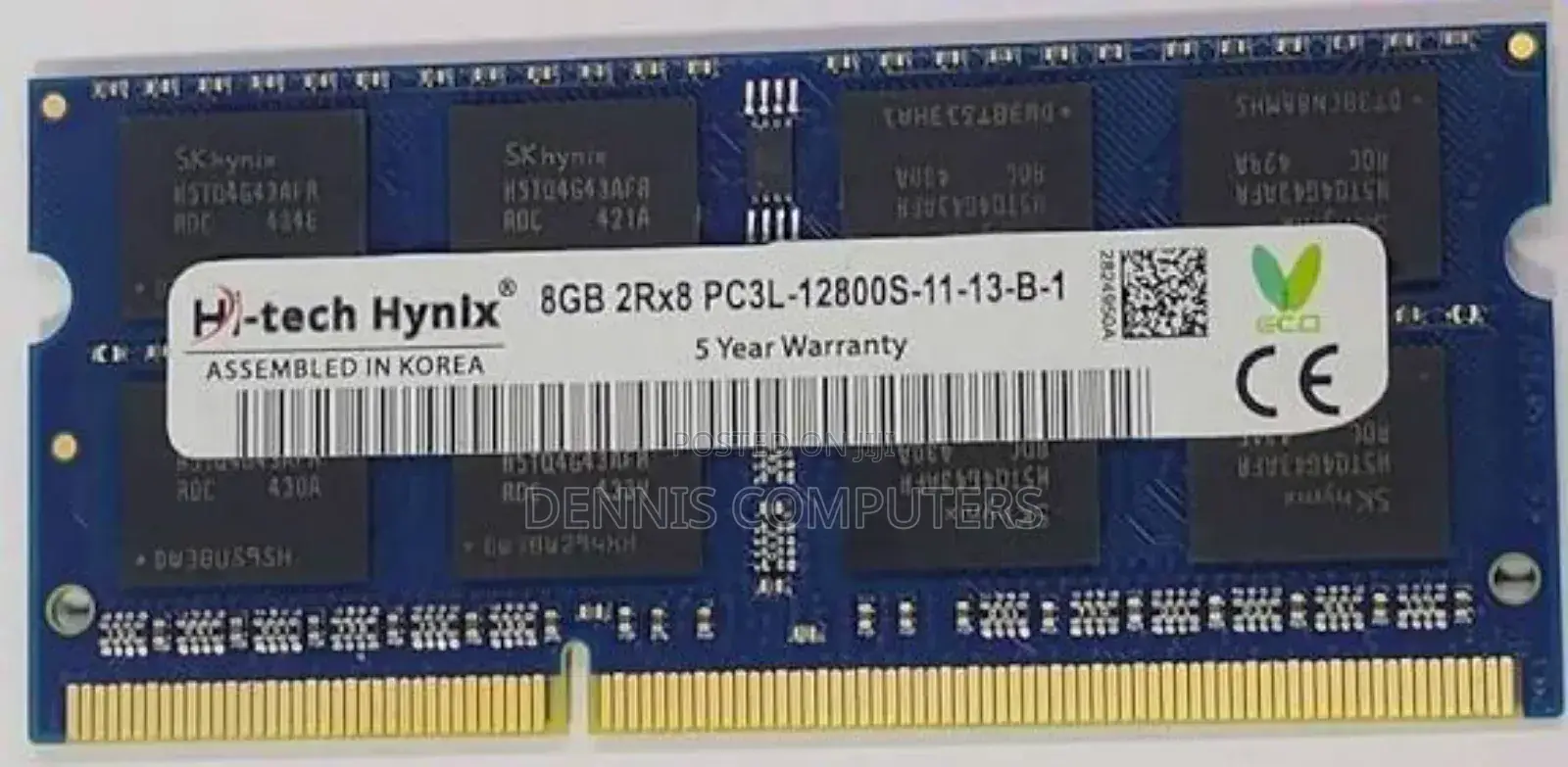 Hynix Laptop Ram Ddr3l 8gb 1600