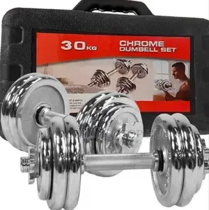30kg Chrome Dumbbell Set