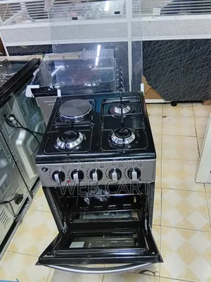 “Nunix 3 Gas +1 Electric Hotplate 50×55 Cm Cooker With Gas Oven”