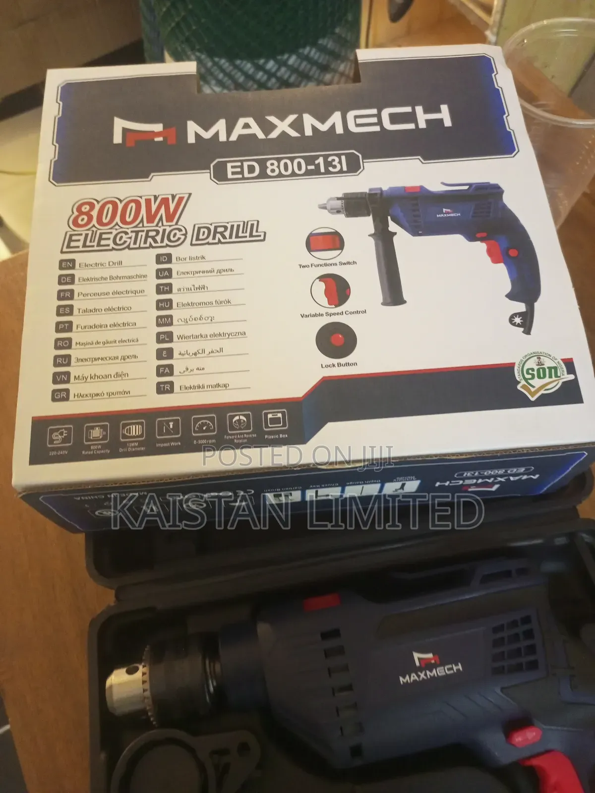 Maxmech Impact Drill Corded Electric Drill 800w