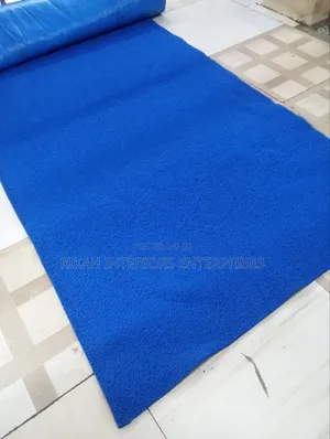 Blue PVC Spaghetti Mat 1m Running