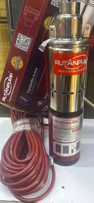 Solar Submisible Rutan Pump