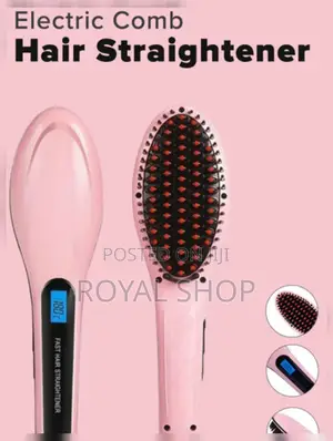 Hair Brush Straightener