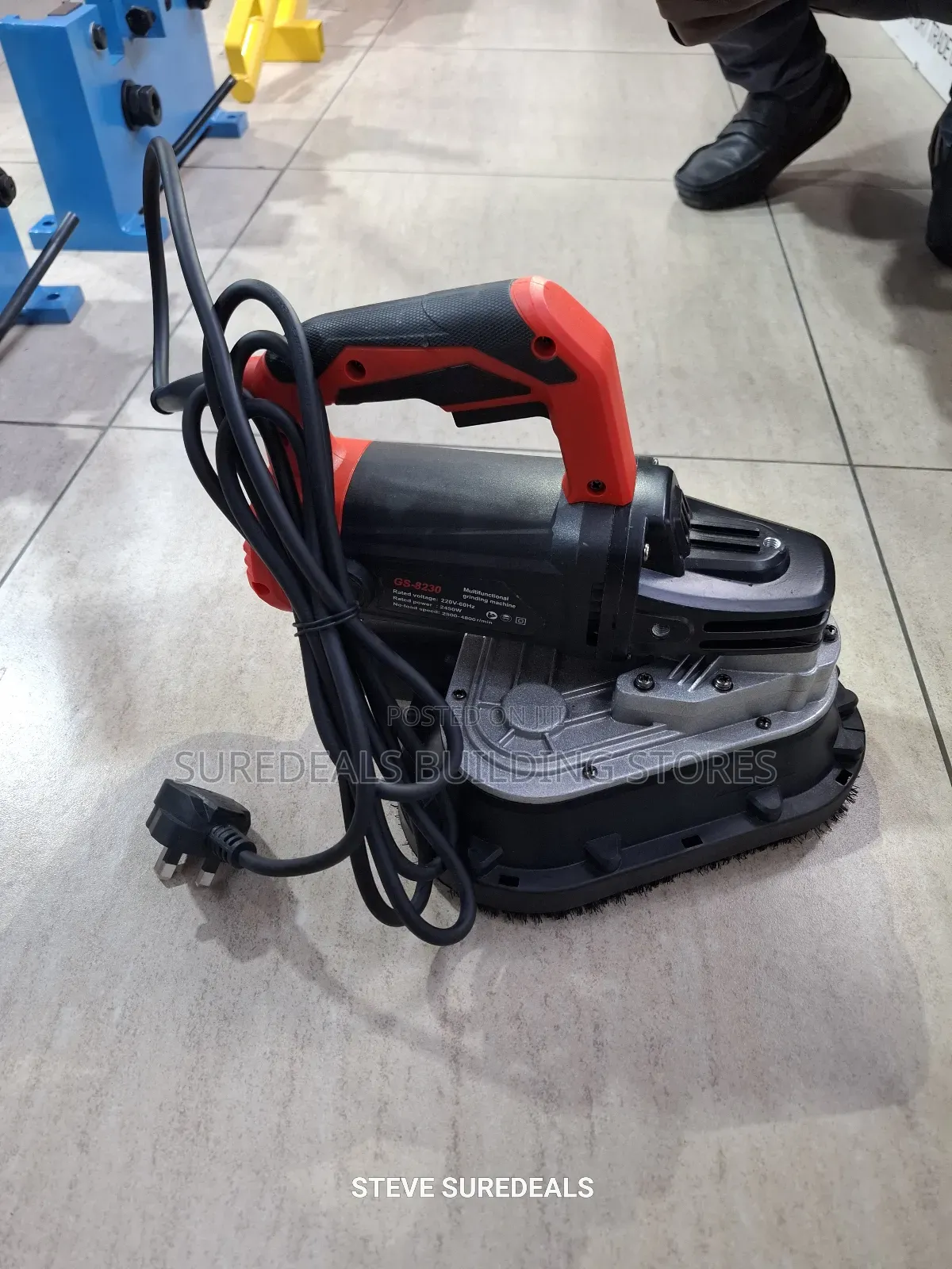 Handheld Three-Head Dust-Free Grinding Machine