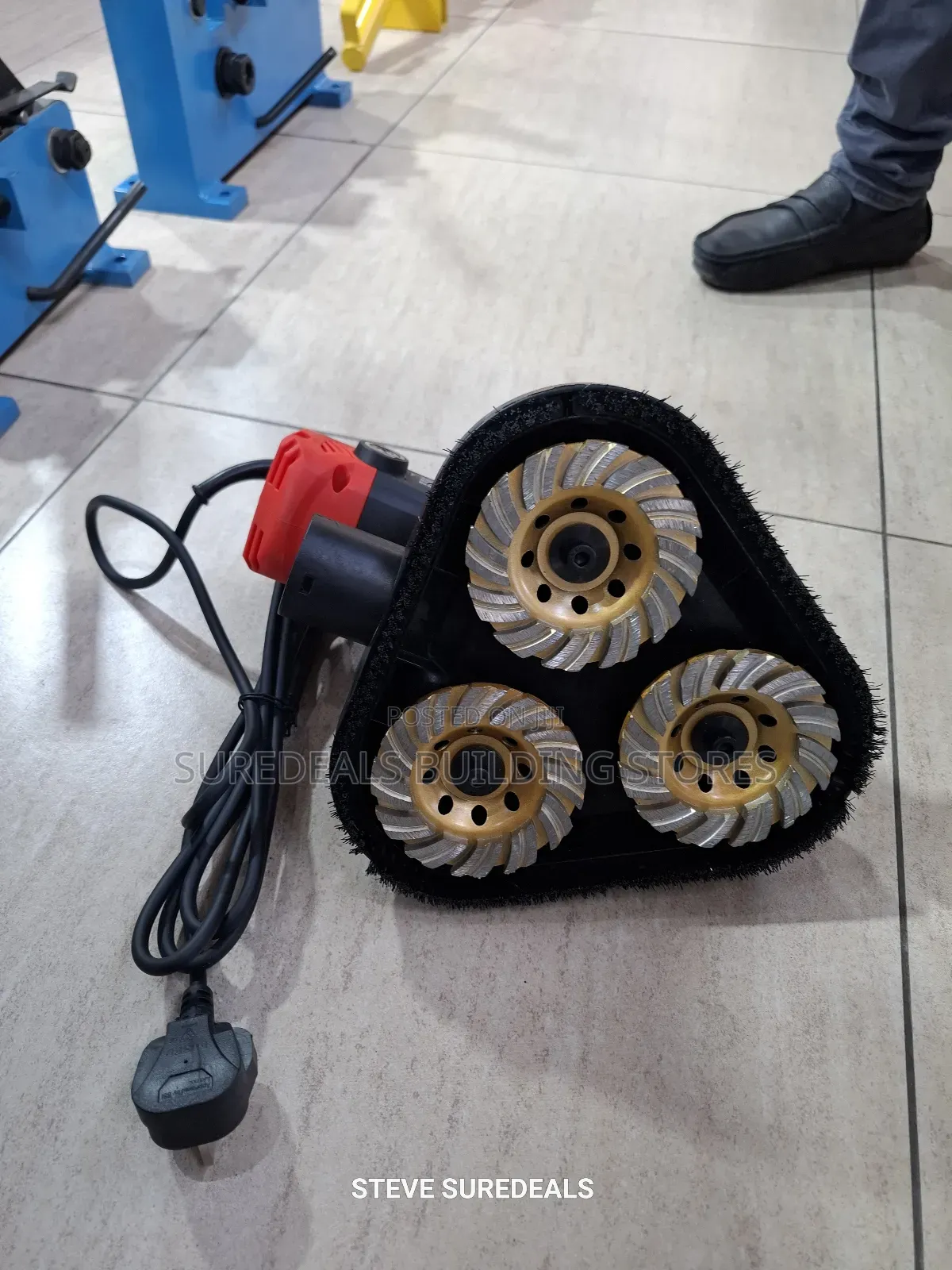 Handheld Three-Head Dust-Free Grinding Machine