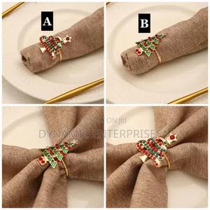 2pc Christmas Napkin Rings.