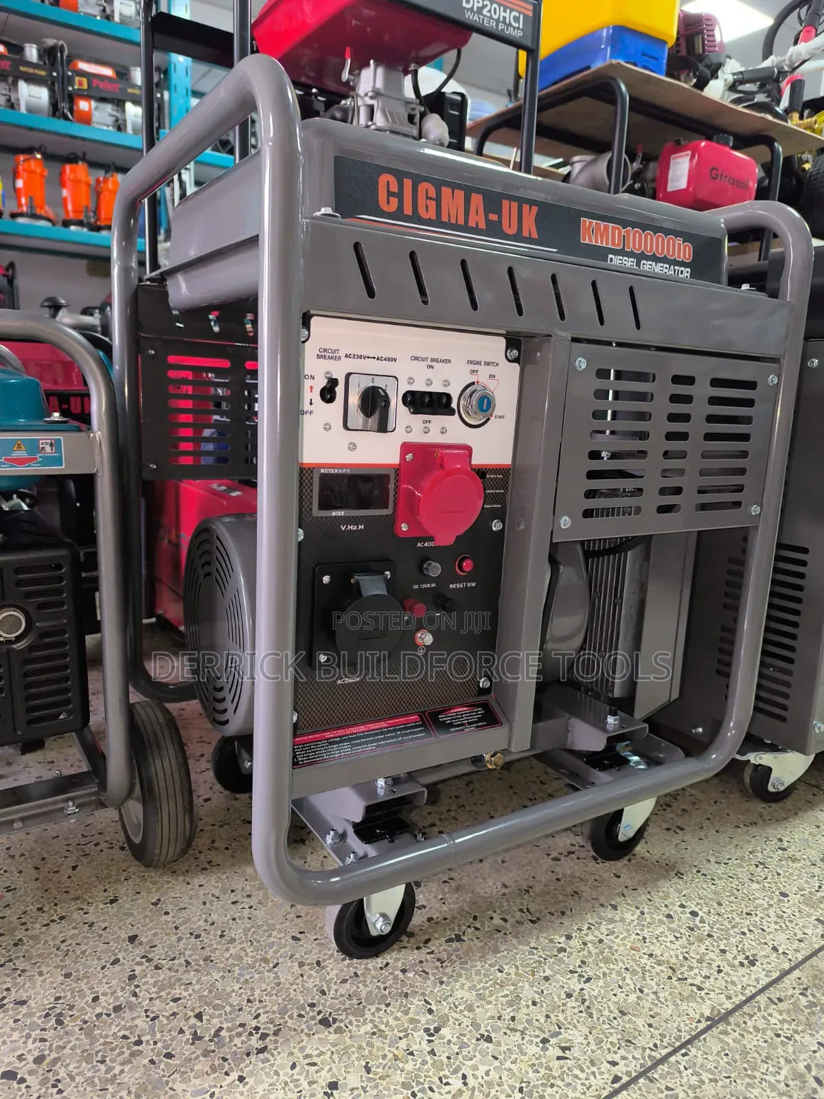 Diesel Inverter Open Type 9kva Cigma-Uk Kmd10000i (Dual Phase)