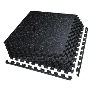 Gym Floor Covering Mats _Noise Reducing and Anti Slip