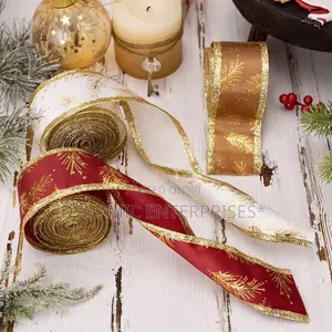Rolls of Christmas Ribbon