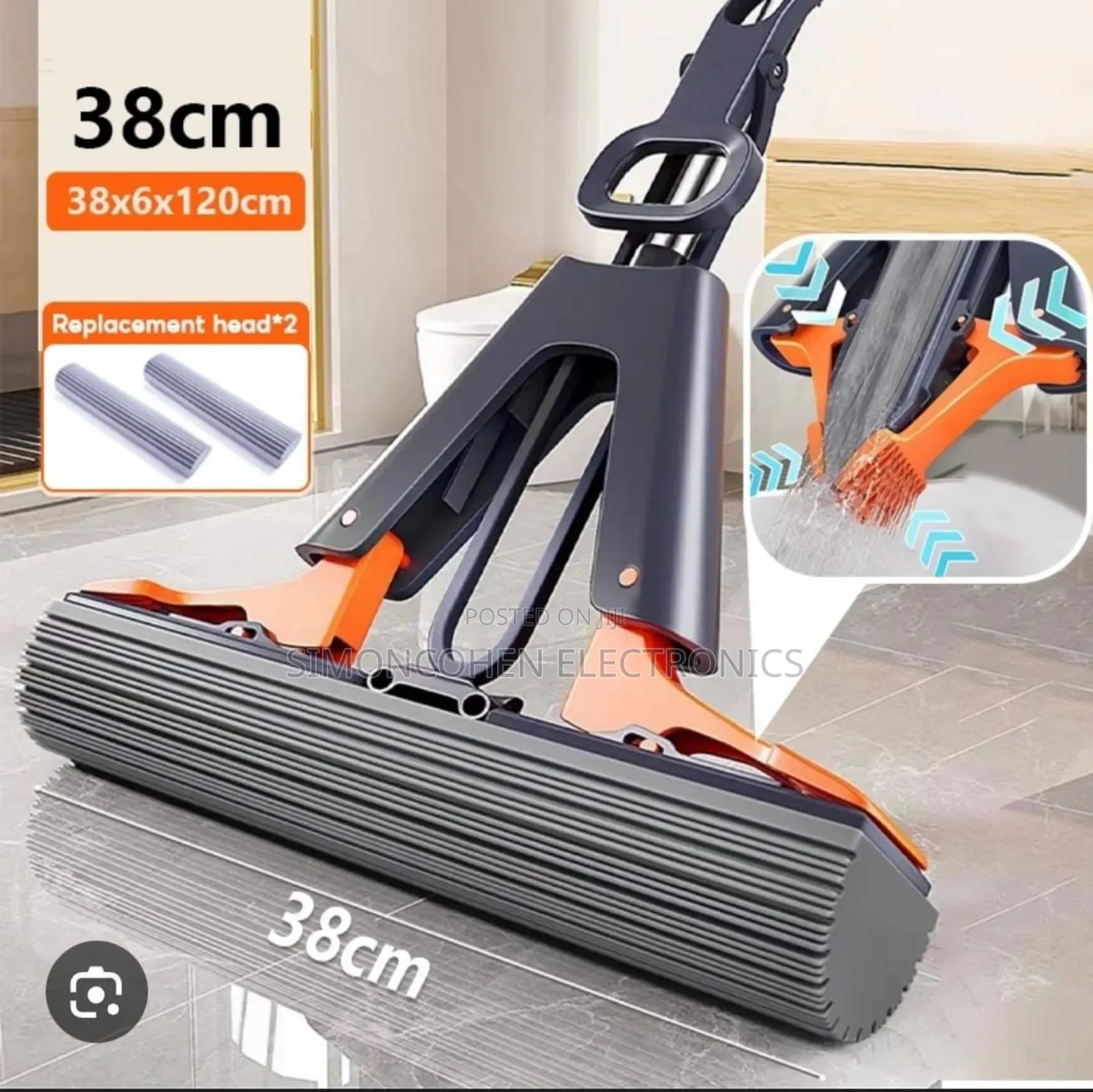 Super Absorbent Self Wringing Sponge Mop