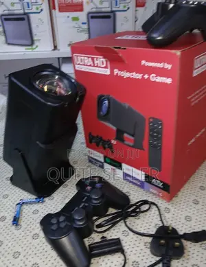 New Hy320 Ultra Hd Portable Projector With Game Controller X2