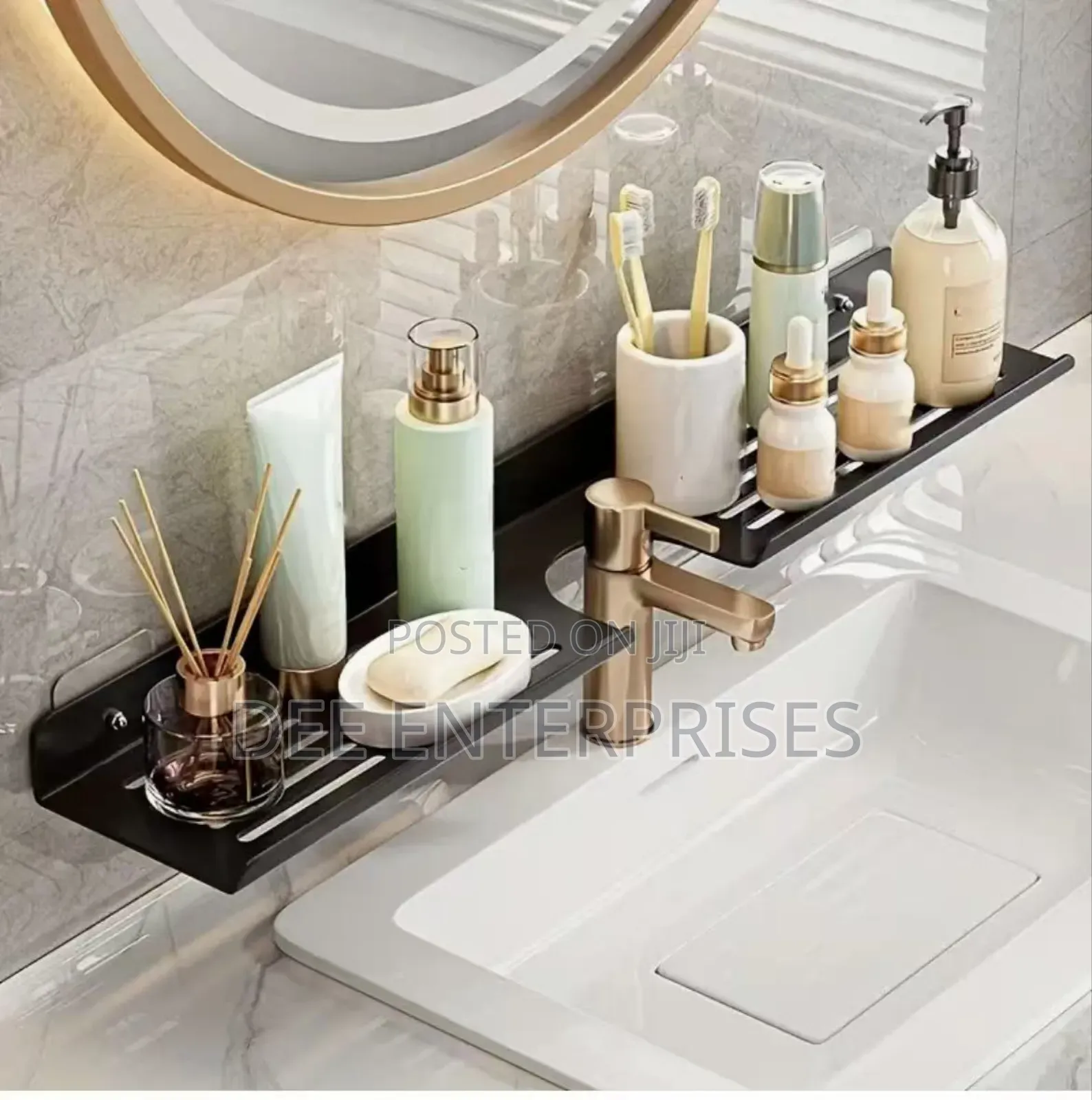 Premium Wall-Mounted Bathroom Storage Rack