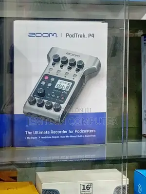 Zoom Portable Multitrack Podcast Recorder
Podtrak P4
