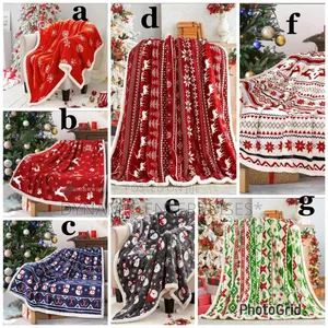 Double Layered Xmas Blanket Snowflake Series