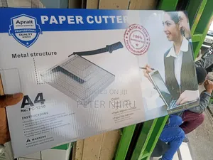 Paper Cutter A4 Size 12 Inch, Guillotine Trimmer White, 10 Sheet