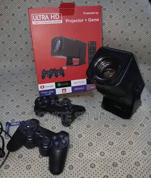 Hy320 Projector, 2 Controllers, Wifi 6,Bt 5.0, 1080p, 180° Rotation