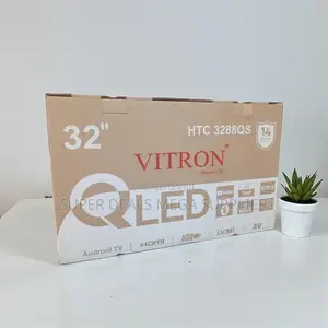 Vitron 32 Inch Smart Qled Android Tv With Bluetooth and Wifi