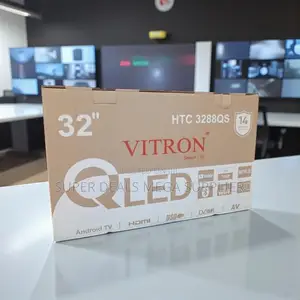 Vitron 32 Inch Frameless Smart Android Qled Tv With Decoder