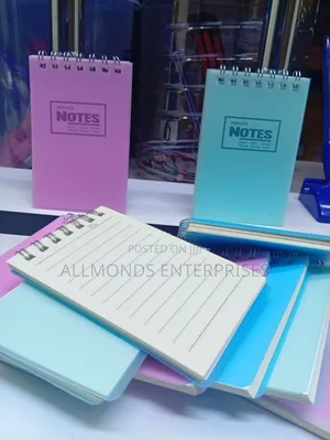 A7 Top Spiral PVC Cover Notebook- Pocket Size