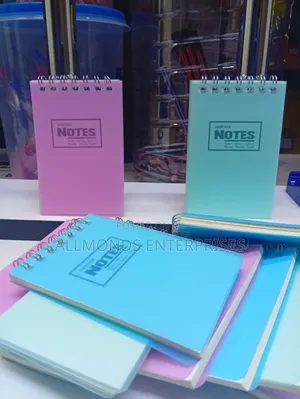A7 Top Spiral PVC Cover Notebook- Pocket Size