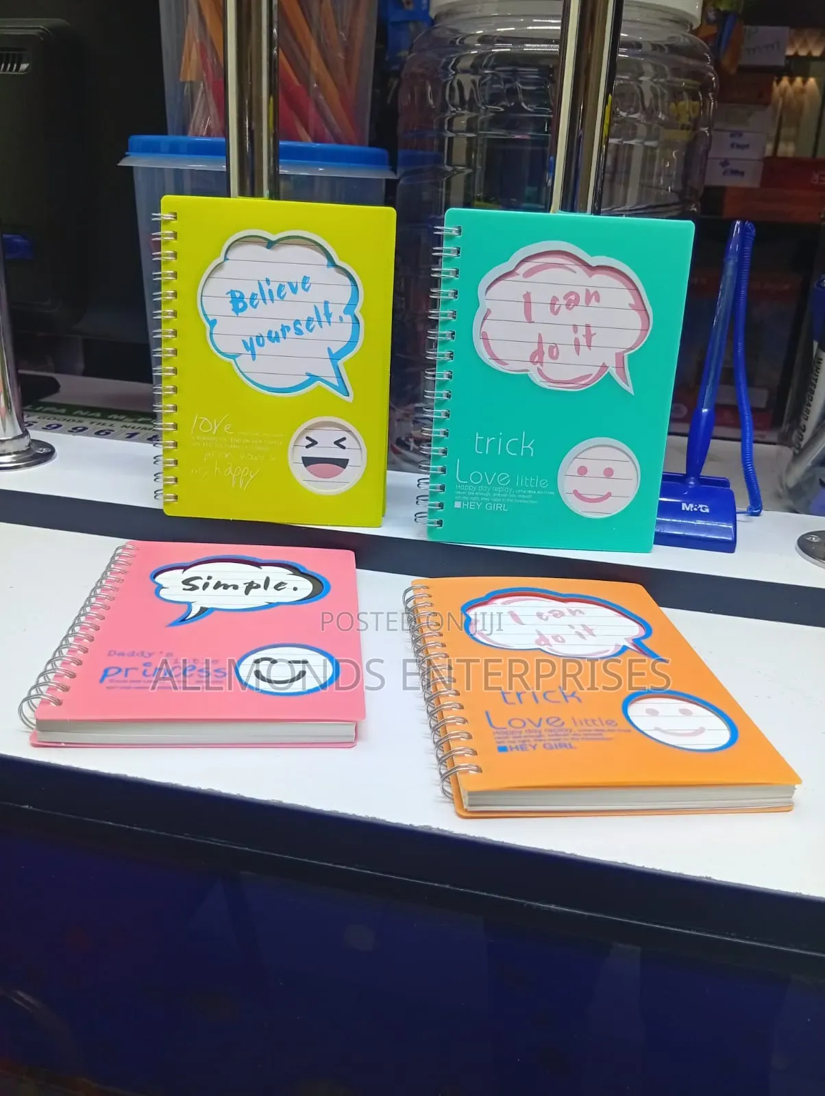 A6 Left Spiral Notebook- PVC Cover