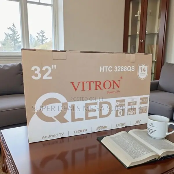 Vitron 32 Inch Qled Android Smart Tv With High Definition Display