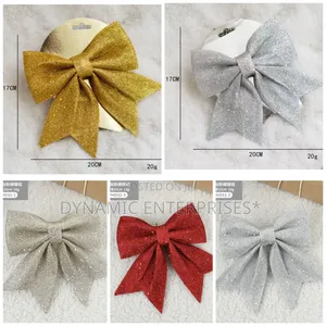 20cm Large Bows Christmas Tree Bowknot Ornaments