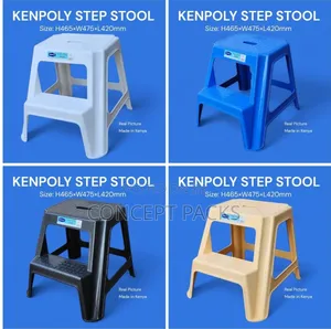 Kenpoly Step Stool 2 Ladder Plastic