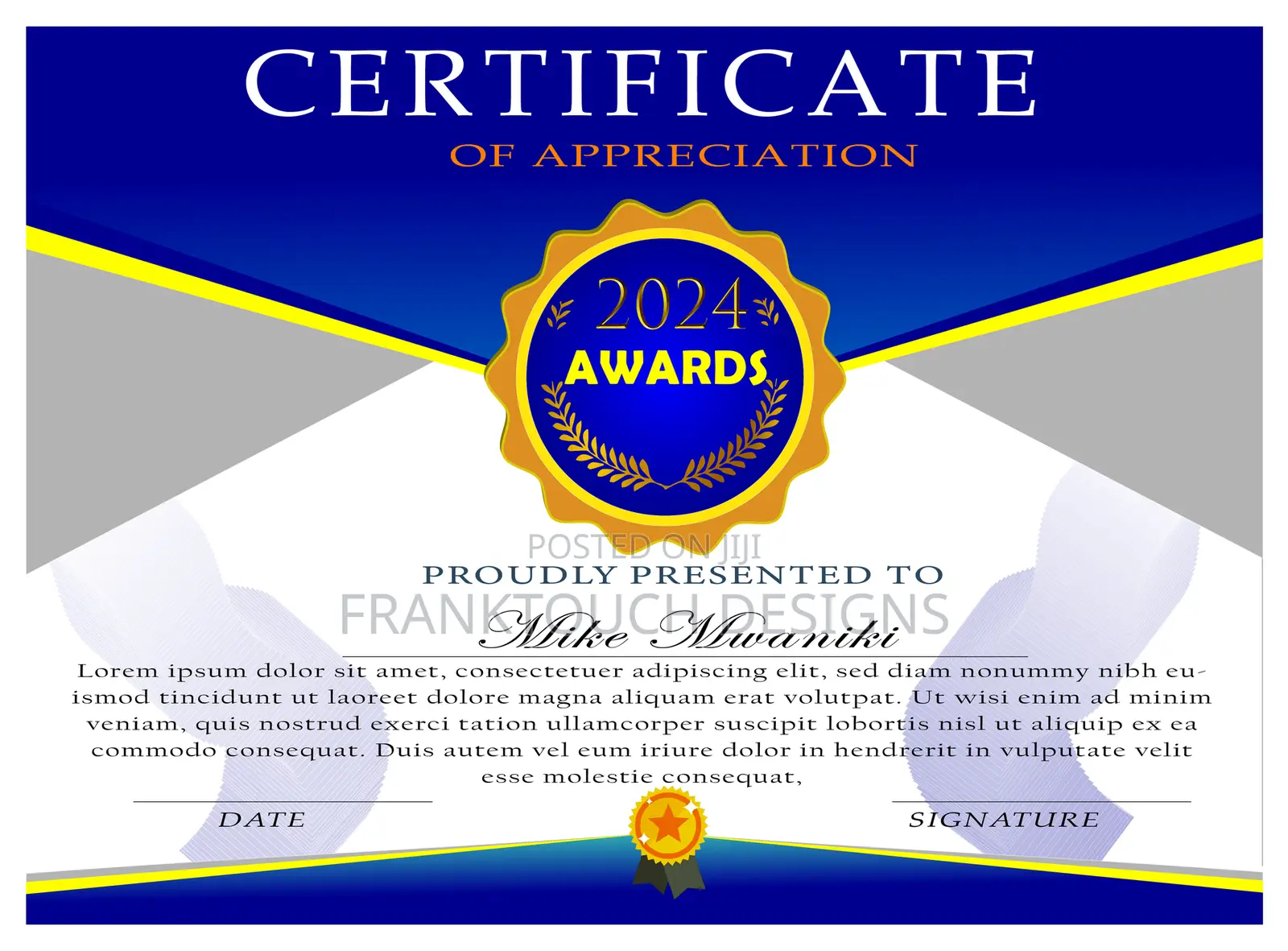 Certificates Design