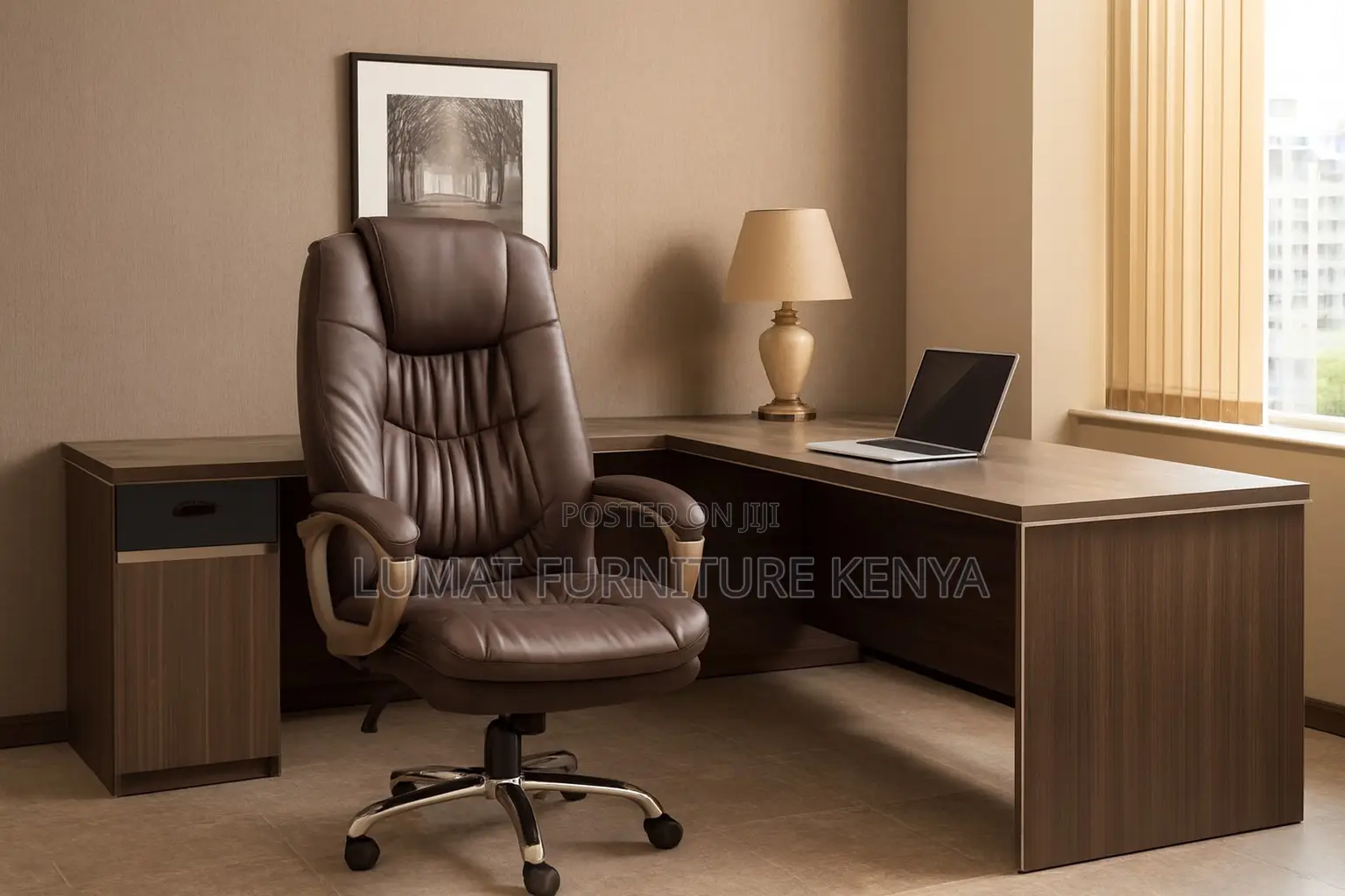 Brown Highback Office Chair