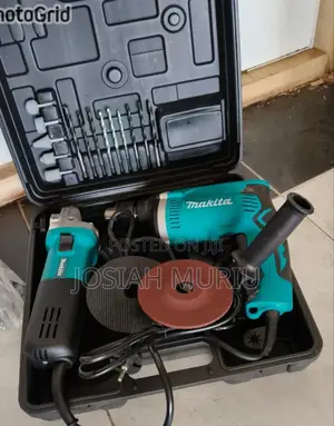 Makita Combo Set (4.5" Angle Grinder+Drill)