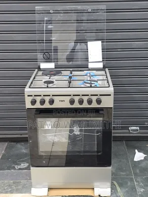 Cooker, Von Standing Cooker 3gas Burner +1plate Electric Oven 55×60