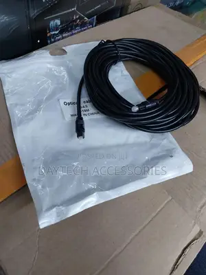 10m Black Digital Fibre Optical Audio Spdif Toslink Cable